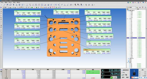 Tragbare optische Messmaschine der Präzisions-CMM mit Granit Renishaw-Sonde