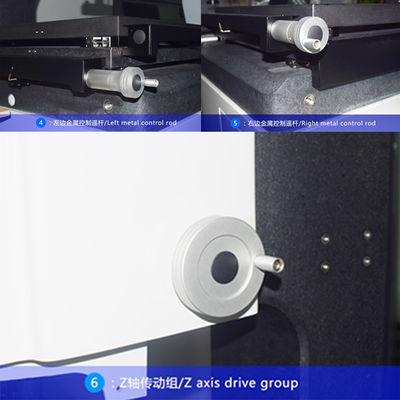 elektronisches Sichtsystem der Messmaschine-220V für mobile Teil-Verbindungsstücke