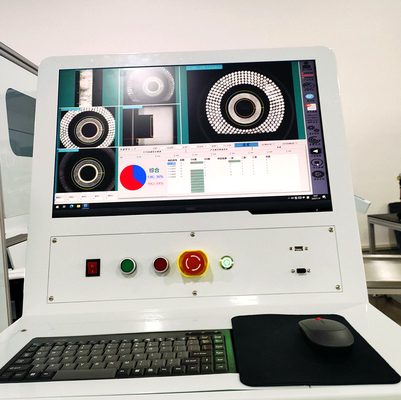 Visuelle Inspektionsmaschine für Hardware-Teile, bestimmt automatisch OK/NG-Klassifizierung, mit schneller Detektionsgeschwindigkeit 220V, Nichtstandard-Anpassung